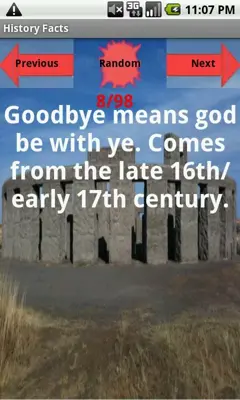 History Facts android App screenshot 1