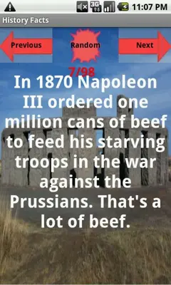 History Facts android App screenshot 2